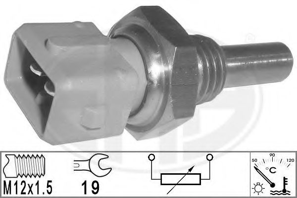 ERA - 330864 - Датчик, температура охлаждающей жидкости (Система накаливания)