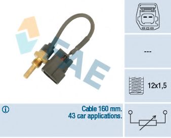 FAE - 32425 - Датчик, температура охлаждающей жидкости (Охлаждение)