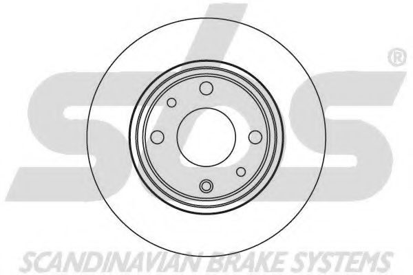 SBS - 1815202341 - Тормозной диск (Тормозная система)