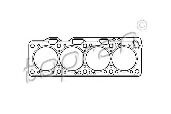TOPRAN - 100 540 - Прокладка, головка цилиндра (Головка цилиндра)