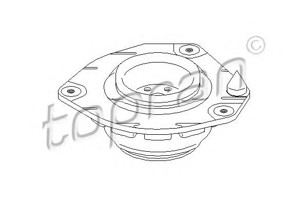 TOPRAN - 700 365 - Опора стойки амортизатора (Подвеска колеса)