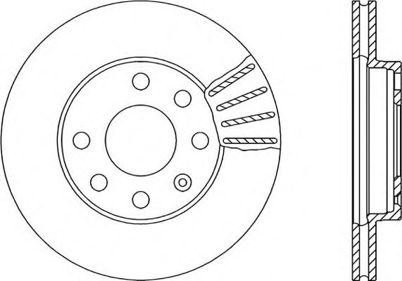 OPEN PARTS - BDR1404.20 - Тормозной диск