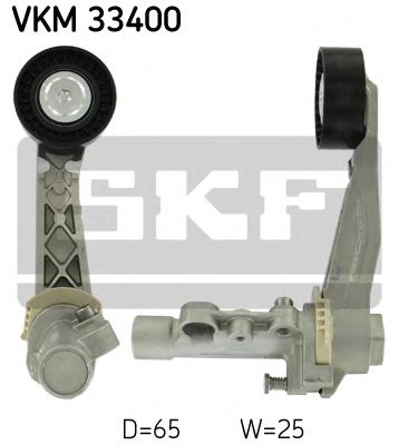 SKF - VKM 33400 - Натяжной ролик, поликлиновойремень (Ременный привод)