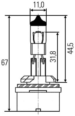 HELLA - 8GH 008 991-021 - Лампа накаливания, противотуманная фара (Освещение)