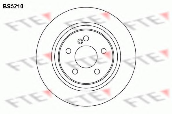 FTE - BS5210 - Тормозной диск (Тормозная система)