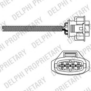 DELPHI - ES20315-12B1 - Лямбда-зонд (Приготовление смеси)