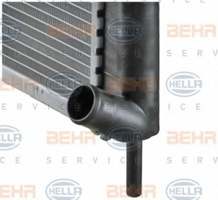 BEHR HELLA SERVICE - 8MK 376 720-311 - Радиатор, охлаждение двигателя (Охлаждение)