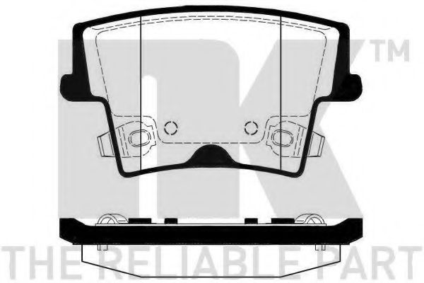 NK - 229326 - Комплект тормозных колодок, дисковый тормоз (Тормозная система)