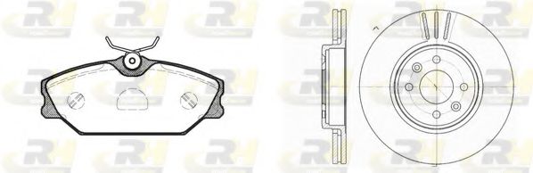 ROADHOUSE - 8208.02 - Комплект тормозов, дисковый тормозной механизм (Тормозная система)