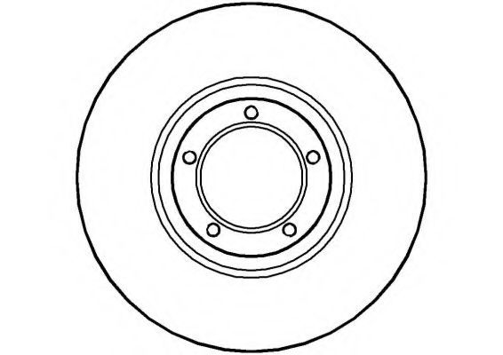 NATIONAL - NBD028 - Тормозной диск (Тормозная система)