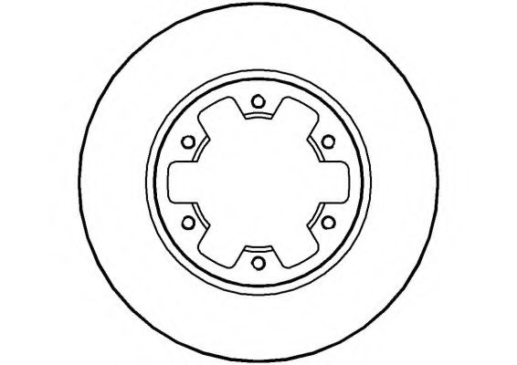 NATIONAL - NBD369 - Тормозной диск (Тормозная система)