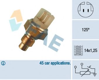 FAE - 34040 - Датчик, температура охлаждающей жидкости (Охлаждение)