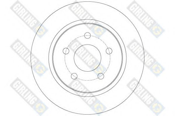 GIRLING - 6061394 - Тормозной диск (Тормозная система)
