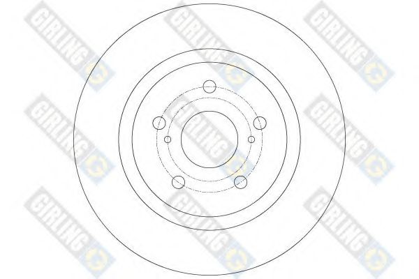 GIRLING - 6063244 - Тормозной диск (Тормозная система)
