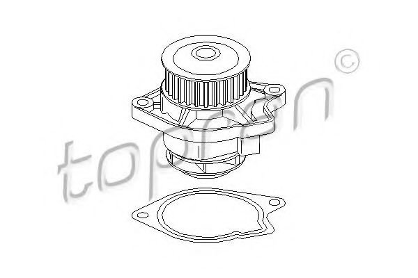 TOPRAN - 108 265 - Водяной насос (Охлаждение)
