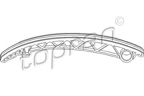 TOPRAN - 205 563 - Планка натяжного устройства, цепь привода распределительного (Управление двигателем)