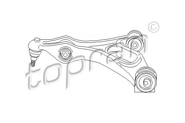 TOPRAN - 111 992 - Рычаг независимой подвески колеса, подвеска колеса (Подвеска колеса)