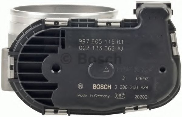 BOSCH - 0 280 750 474 - Патрубок дроссельной заслонки (Система подачи воздуха)