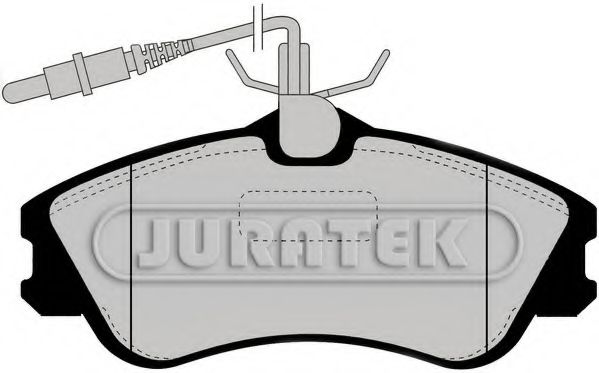 JURATEK - JCP1112 - Комплект тормозных колодок, дисковый тормоз (Тормозная система)