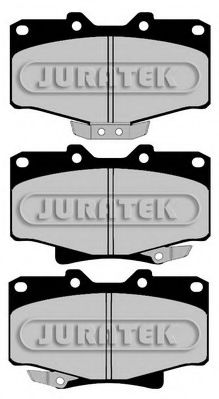JURATEK - JCP797 - Комплект тормозных колодок, дисковый тормоз (Тормозная система)