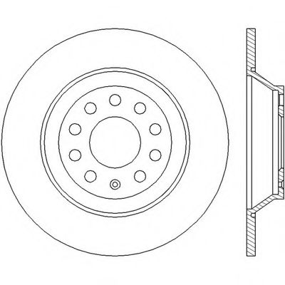 BENDIX - 562438BC - Тормозной диск