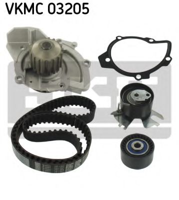 SKF - VKMC 03205 - Водяной насос + комплект зубчатого ремня (Охлаждение)