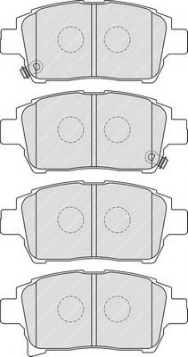 FERODO - FDB1985 - Комплект тормозных колодок, дисковый тормоз (Тормозная система)