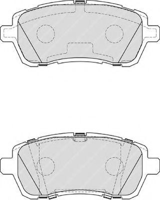 FERODO - FSL4179 - Комплект тормозных колодок, дисковый тормоз (Тормозная система)