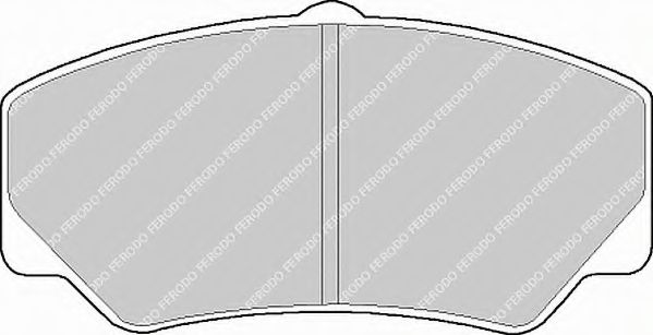 FERODO - FSL450 - Комплект тормозных колодок, дисковый тормоз (Тормозная система)