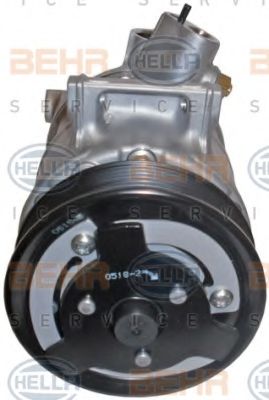 HELLA - 8FK 351 135-421 - Компрессор, кондиционер (Кондиционер)