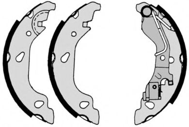 BREMBO - S 23 521 - Комплект тормозных колодок (Тормозная система)