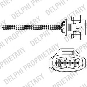 DELPHI - ES10790-12B1 - Лямбда-зонд (Приготовление смеси)