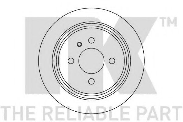 NK - 201510 - Тормозной диск (Тормозная система)