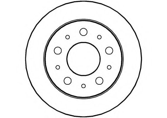 NATIONAL - NBD1311 - Тормозной диск (Тормозная система)