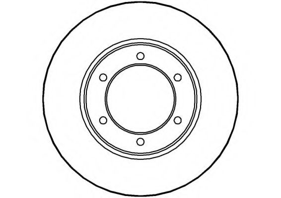 NATIONAL - NBD478 - Тормозной диск (Тормозная система)