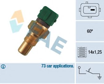 FAE - 35610 - термовыключатель, сигнальная лампа охлаждающей жидкости (Охлаждение)