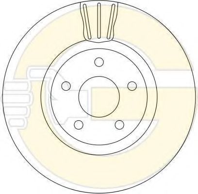 GIRLING - 6043131 - Тормозной диск