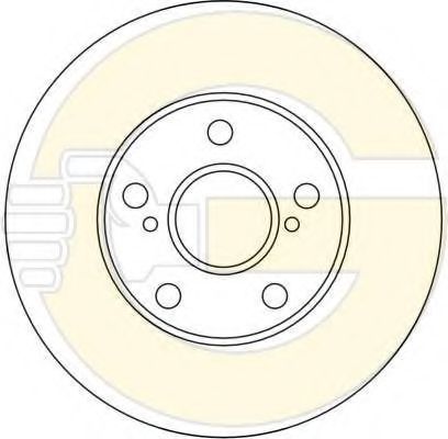 GIRLING - 6044121 - Тормозной диск