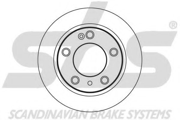 SBS - 1815201917 - Тормозной диск (Тормозная система)