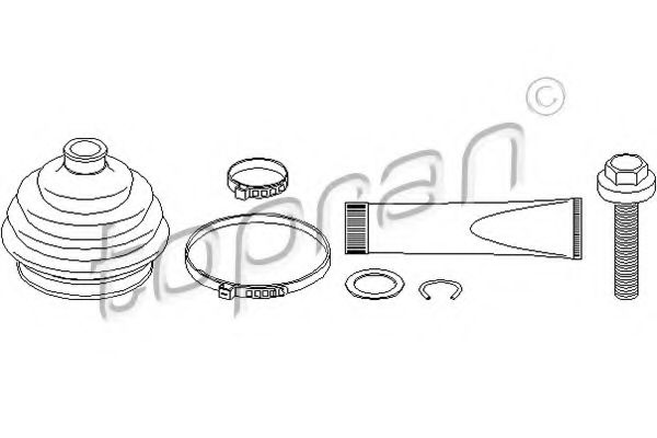 TOPRAN - 104 337 - Комплект пылника, приводной вал