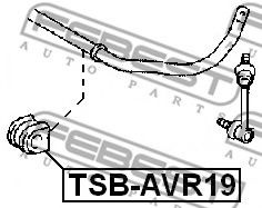 FEBEST - TSB-AVR19 - Опора, стабилизатор (Подвеска колеса)