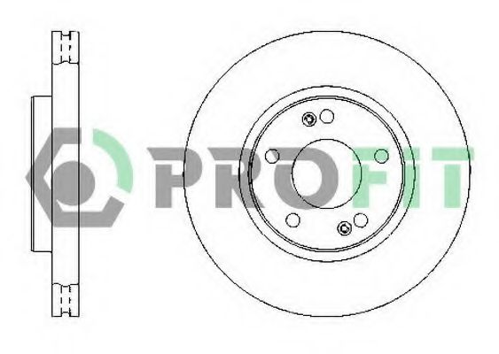 PROFIT - 5010-1300 - Тормозной диск (Тормозная система)