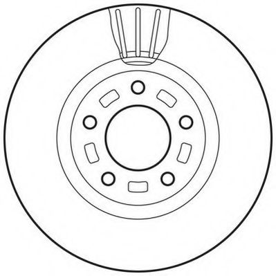 JURID - 562635JC - Тормозной диск (Тормозная система)