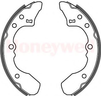 BENDIX - 361394B - Комплект тормозных колодок