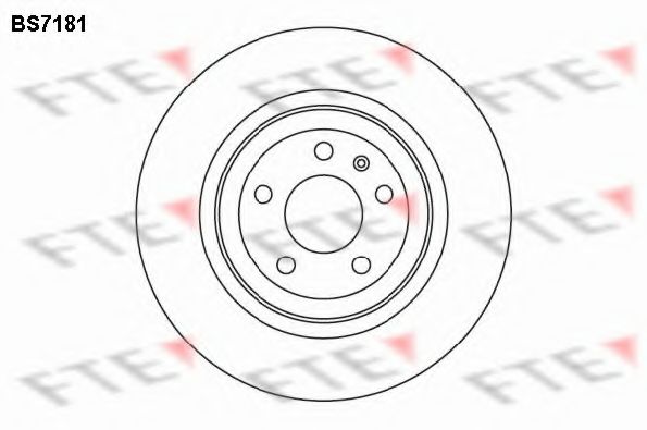 FTE - BS7181 - Тормозной диск (Тормозная система)