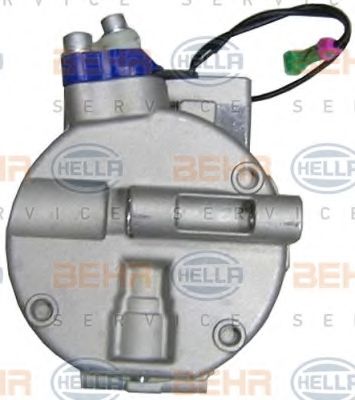 HELLA - 8FK 351 132-581 - Компрессор, кондиционер (Кондиционер)