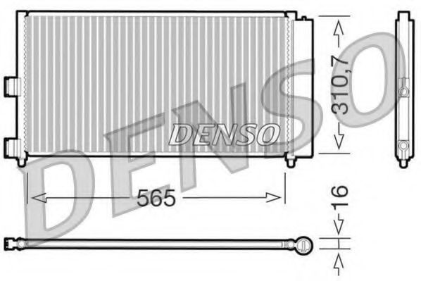 DENSO - DCN09070 - Конденсатор, кондиционер (Кондиционер)