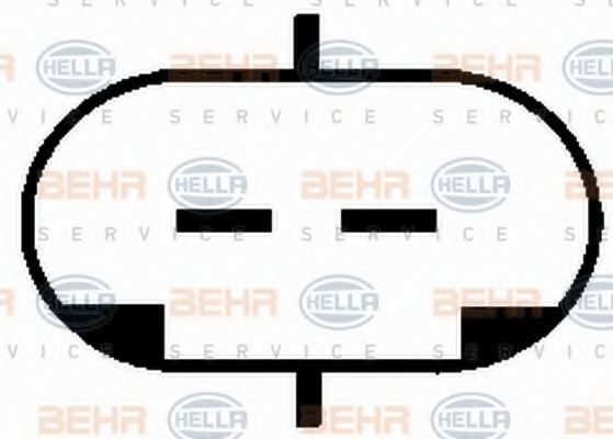 BEHR HELLA SERVICE - 8FK 351 134-761 - Компрессор, кондиционер (Кондиционер)