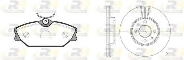 ROADHOUSE - 8208.04 - Комплект тормозов, дисковый тормозной механизм (Тормозная система)