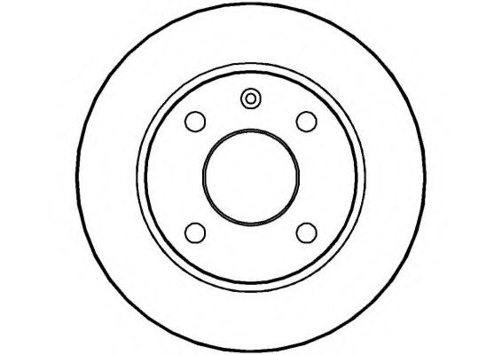 NATIONAL - NBD002 - Тормозной диск (Тормозная система)